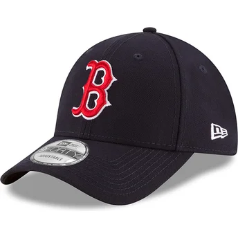 Marineblaue verstellbare Curved Cap 9FORTY The League der Boston Red Sox MLB von New Era
