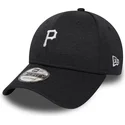 shapka-izvita-cherna-reguliruem-9forty-shadow-tech-na-pittsburgh-pirates-mlb-ot-new-era
