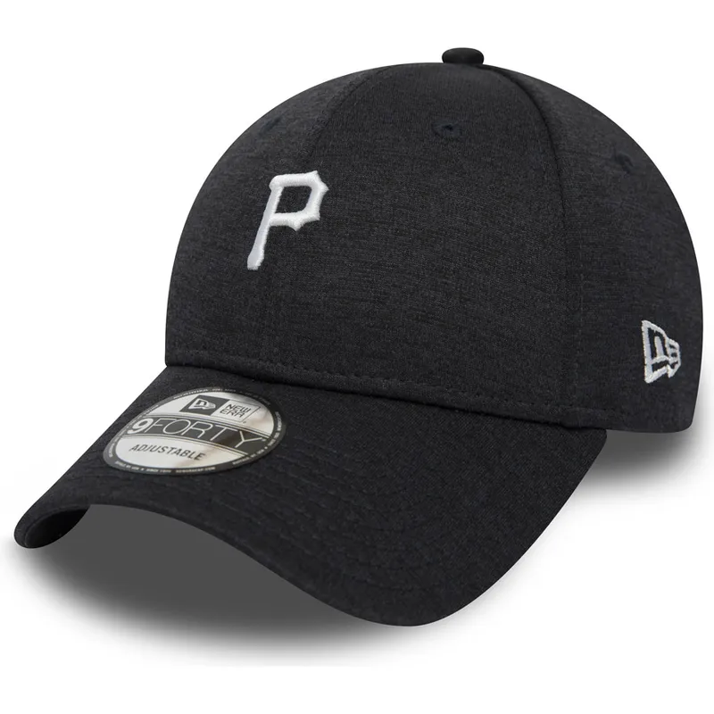 shapka-izvita-cherna-reguliruem-9forty-shadow-tech-na-pittsburgh-pirates-mlb-ot-new-era