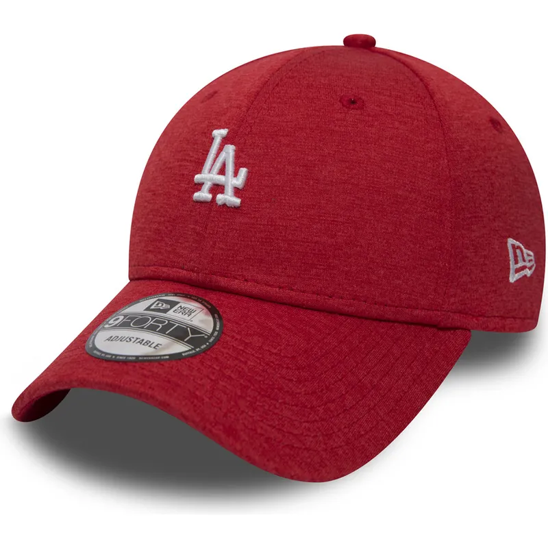 shapka-izvita-chervena-reguliruem-9forty-shadow-tech-na-los-angeles-dodgers-mlb-ot-new-era