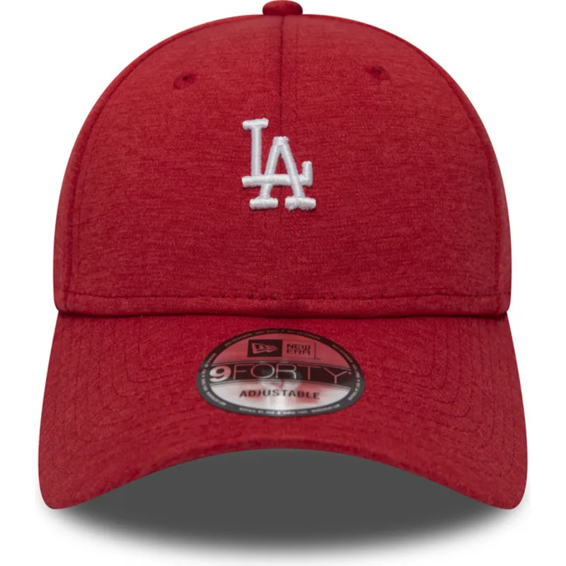 shapka-izvita-chervena-reguliruem-9forty-shadow-tech-na-los-angeles-dodgers-mlb-ot-new-era