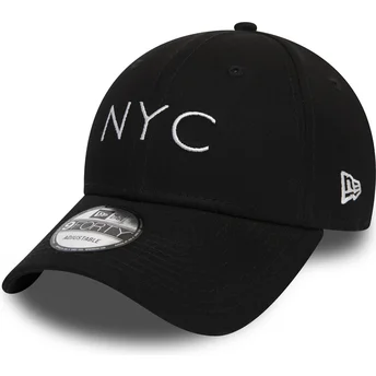 shapka-izvita-cherna-reguliruem-9forty-essential-nyc-ot-new-era