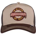 djinns-food-bacon-trucker-cap-braun