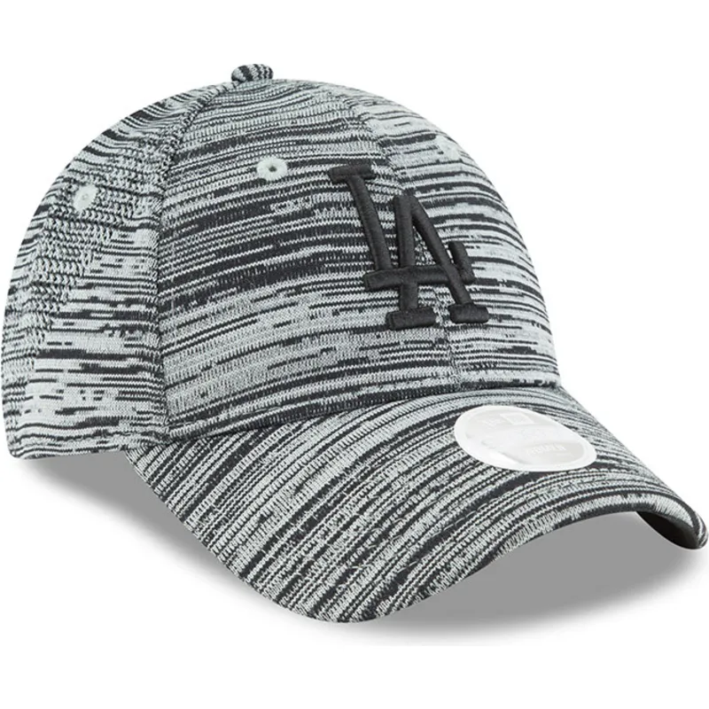 shapka-izvita-siv-reguliruem-9forty-engineered-fit-na-los-angeles-dodgers-mlb-ot-new-era