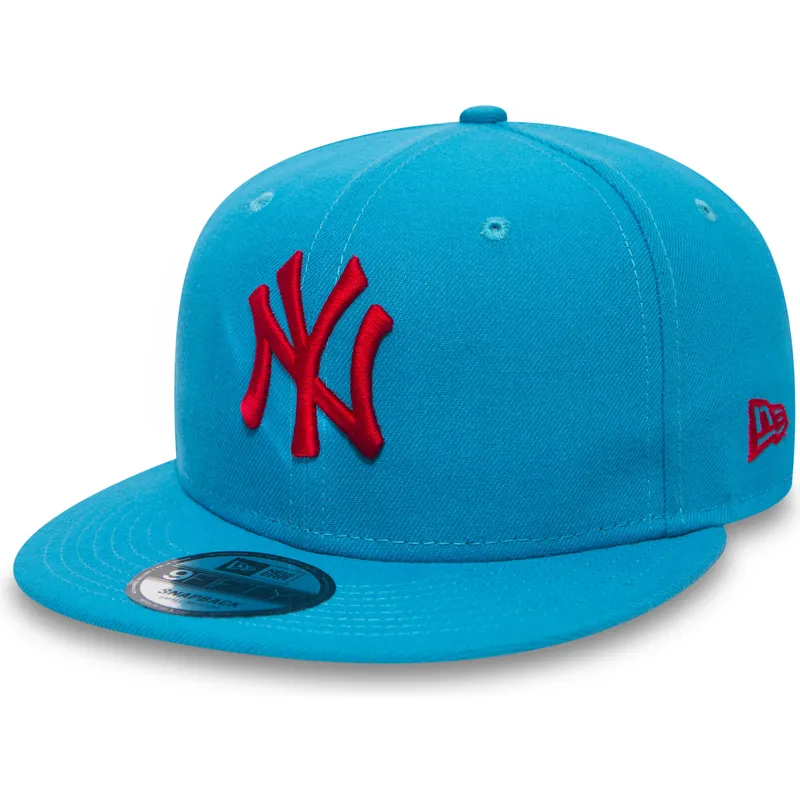 shapka-ploska-sinya-snapbek-9fifty-essential-league-na-new-york-yankees-mlb-ot-new-era