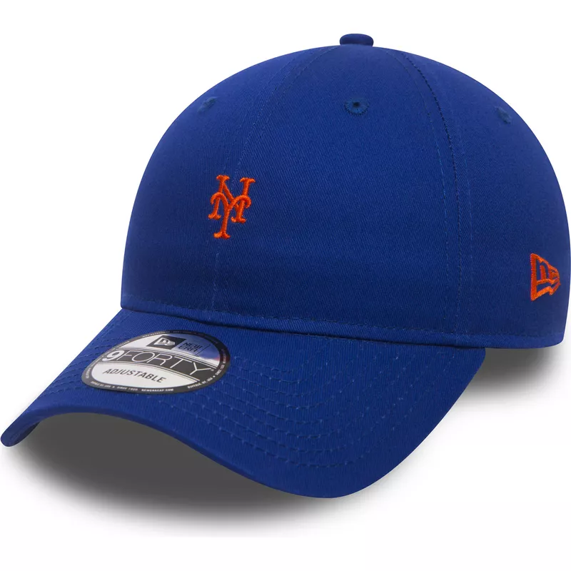 casquette-courbee-bleue-ajustable-9forty-team-mini-logo-new-york-mets-mlb-new-era