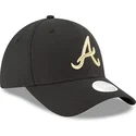 schwarze-verstellbare-9forty-sport-kappe-atlanta-braves-mlb-von-new-era