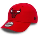 shapka-izvita-chervena-reguliruem-za-deca-9forty-essential-na-chicago-bulls-nba-ot-new-era