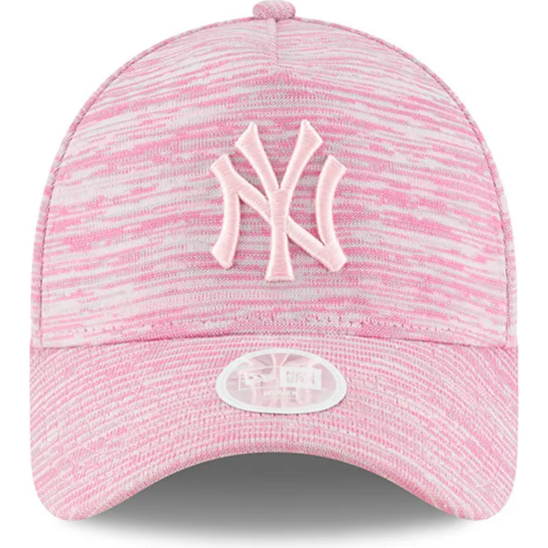 shapka-izvita-roza-snapbek-ajustable-9forty-a-frame-engineered-fit-na-new-york-yankees-mlb-ot-new-era
