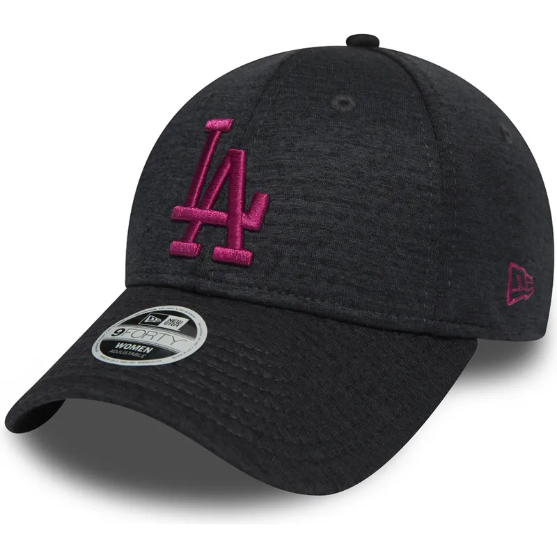 shapka-izvita-siv-reguliruem-rosa-9forty-essential-jersey-na-los-angeles-dodgers-mlb-ot-new-era