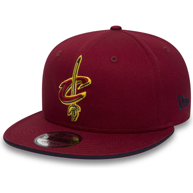 shapka-ploska-chervena-snapbek-9fifty-team-na-cleveland-cavaliers-nba-ot-new-era