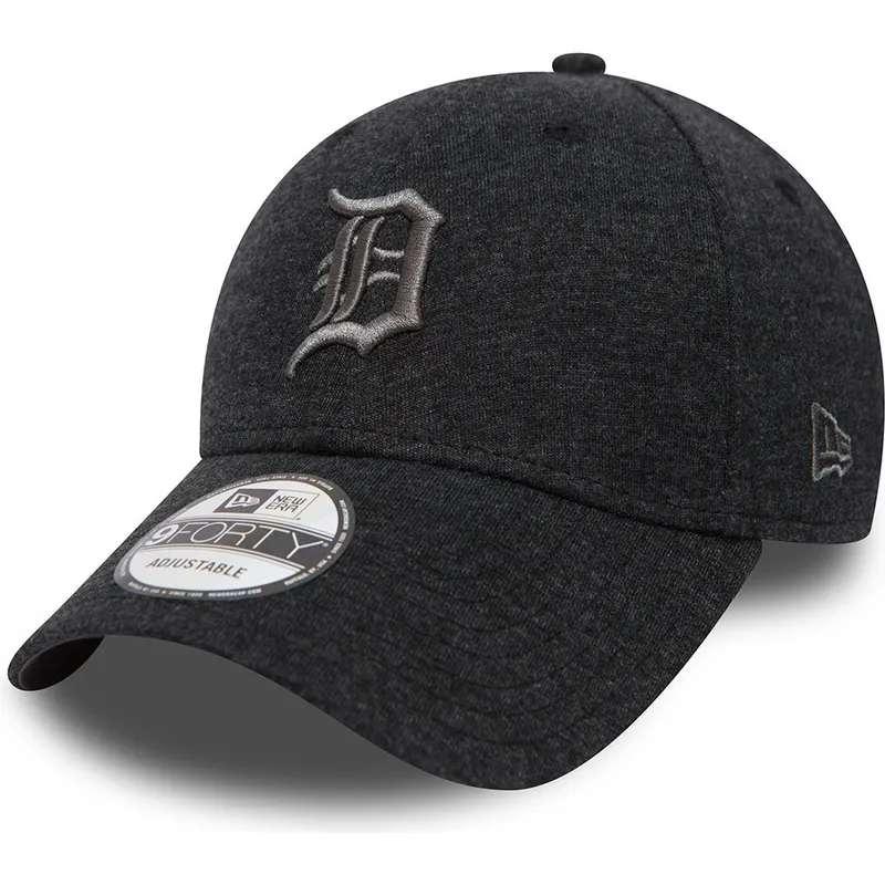 shapka-izvita-cherna-reguliruem-9forty-essential-jersey-na-detroit-tigers-mlb-ot-new-era