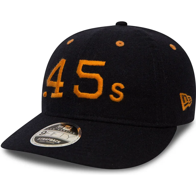 shapka-ploska-cherna-reguliruem-9fifty-low-profile-flannel-na-houston-colts-mlb-ot-new-era