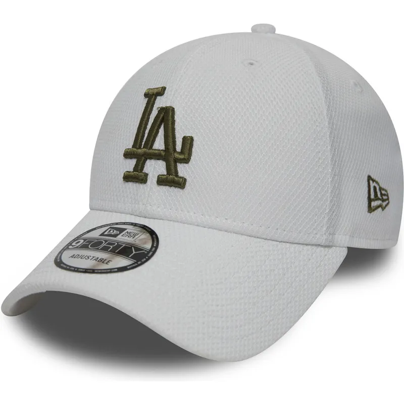 shapka-izvita-byala-reguliruem-9forty-diamond-era-na-los-angeles-dodgers-mlb-ot-new-era
