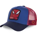capslab-marvel-comics-spider-man-spi1-blau-rot-trucker-kappe