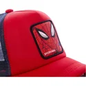shapka-izvita-traker-chervena-snapbek-spi4m-spider-man-marvel-comics-ot-capslab