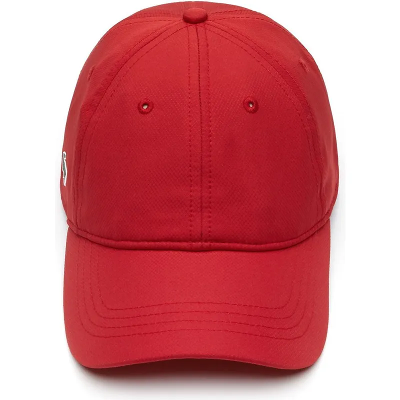 shapka-izvita-chervena-reguliruem-basic-dry-fit-ot-lacoste