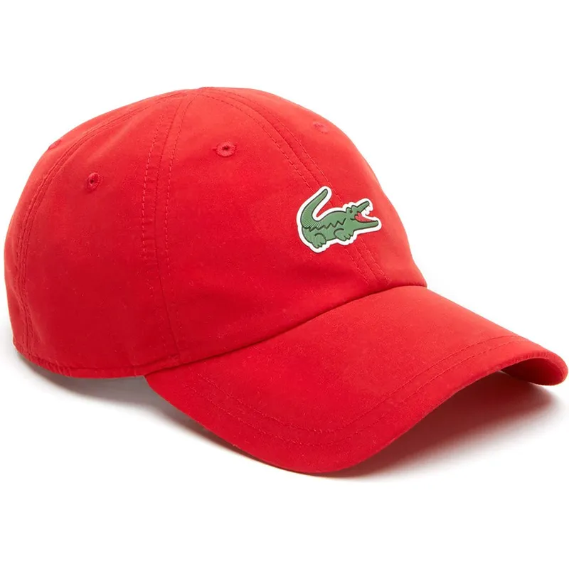 shapka-izvita-chervena-reguliruem-croc-microfibre-ot-lacoste