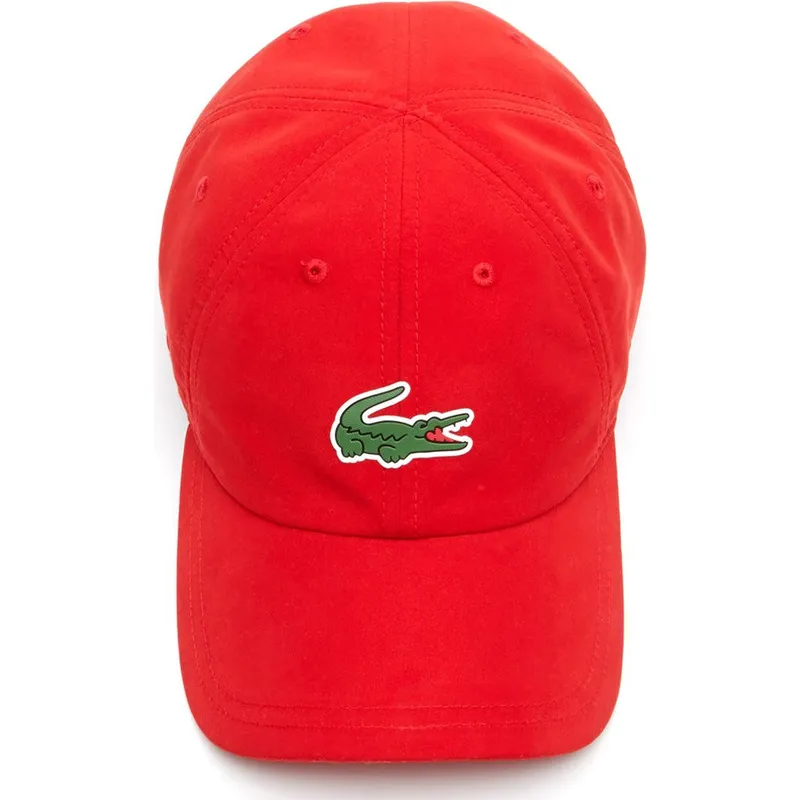 shapka-izvita-chervena-reguliruem-croc-microfibre-ot-lacoste