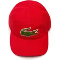 shapka-izvita-chervena-reguliruem-big-croc-gabardine-ot-lacoste