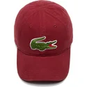 shapka-izvita-chervena-reguliruem-big-croc-gabardine-ot-lacoste