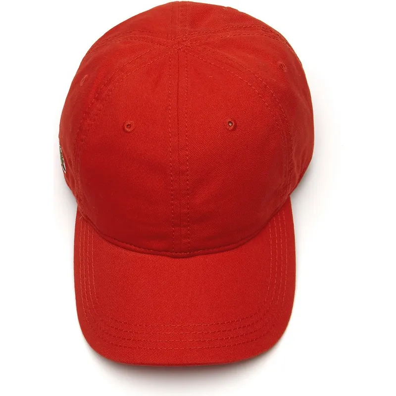 shapka-izvita-chervena-reguliruem-basic-side-crocodile-ot-lacoste