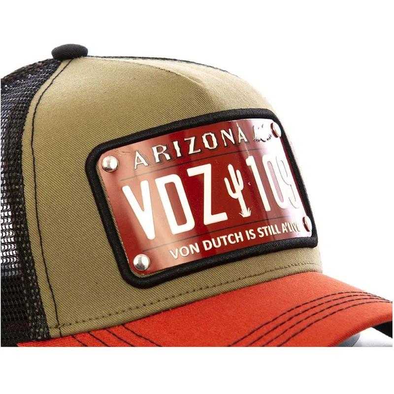 shapka-izvita-traker-kafyav-reguliruem-placa-arizona-ari2-ot-von-dutch