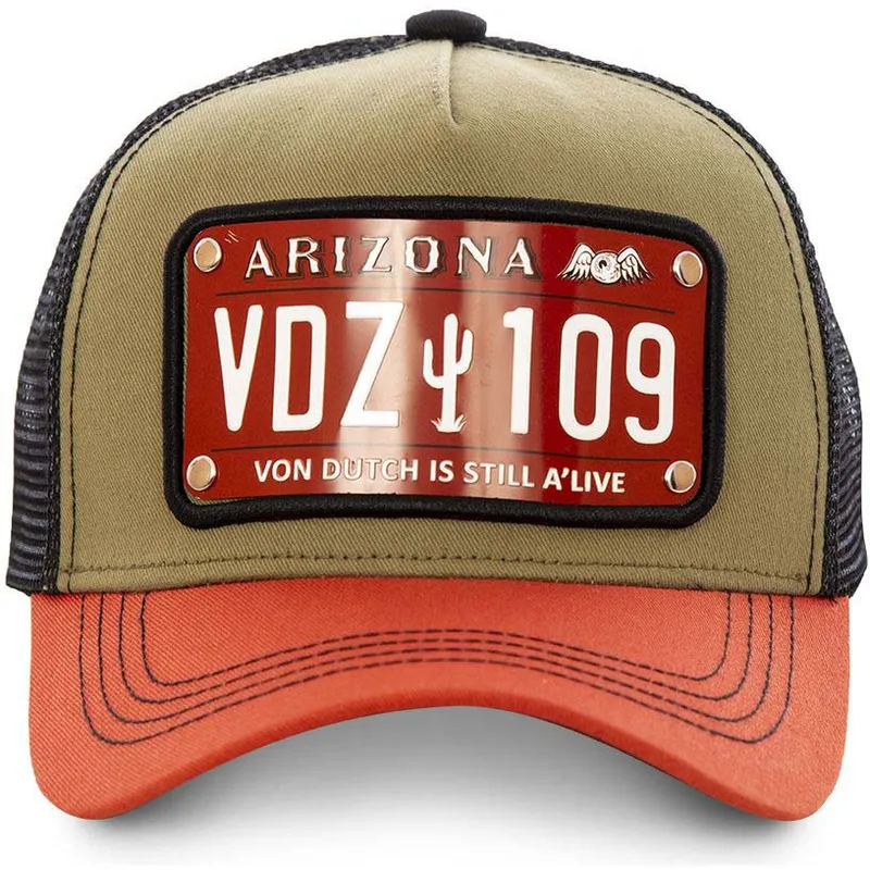 shapka-izvita-traker-kafyav-reguliruem-placa-arizona-ari2-ot-von-dutch
