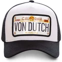 weiss-schwarze-trucker-kappe-mit-kalifornien-plakette-cal1-von-von-dutch
