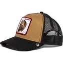 gorra-trucker-marron-y-negra-castor-two-beavers-de-goorin-bros