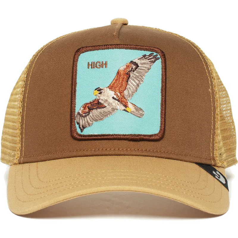 gorra-trucker-marron-halcon-high-de-goorin-bros