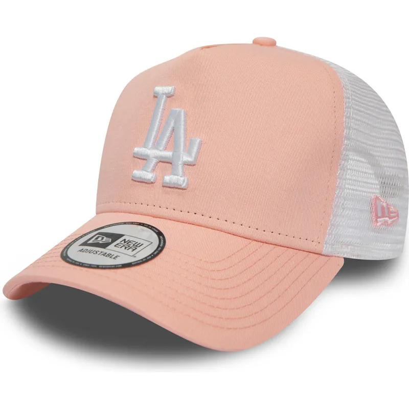 shapka-izvita-traker-roza-snapbek-league-essential-a-frame-na-los-angeles-dodgers-mlb-ot-new-era
