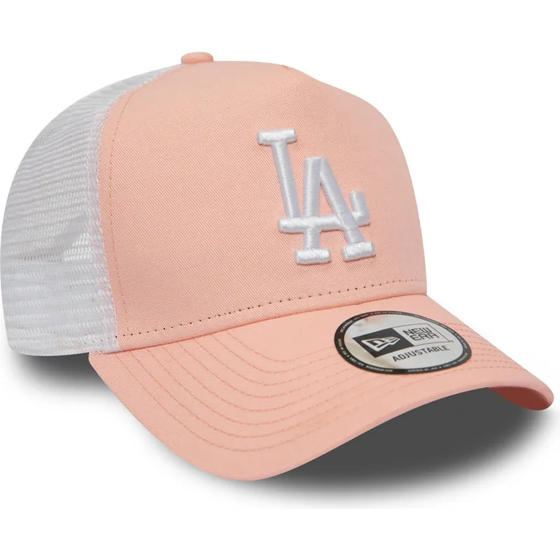 shapka-izvita-traker-roza-snapbek-league-essential-a-frame-na-los-angeles-dodgers-mlb-ot-new-era
