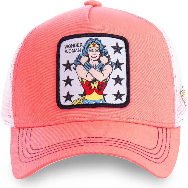 trucker-cap-rosa-wonder-woman-won3-dc-comics-von-capslab