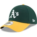 shapka-izvita-zelena-reguliruema-9forty-the-league-na-oakland-athletics-mlb-ot-new-era