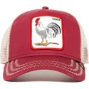 shapka-izvita-traker-chervena-snapbek-rooster-the-farm-ot-goorin-bros