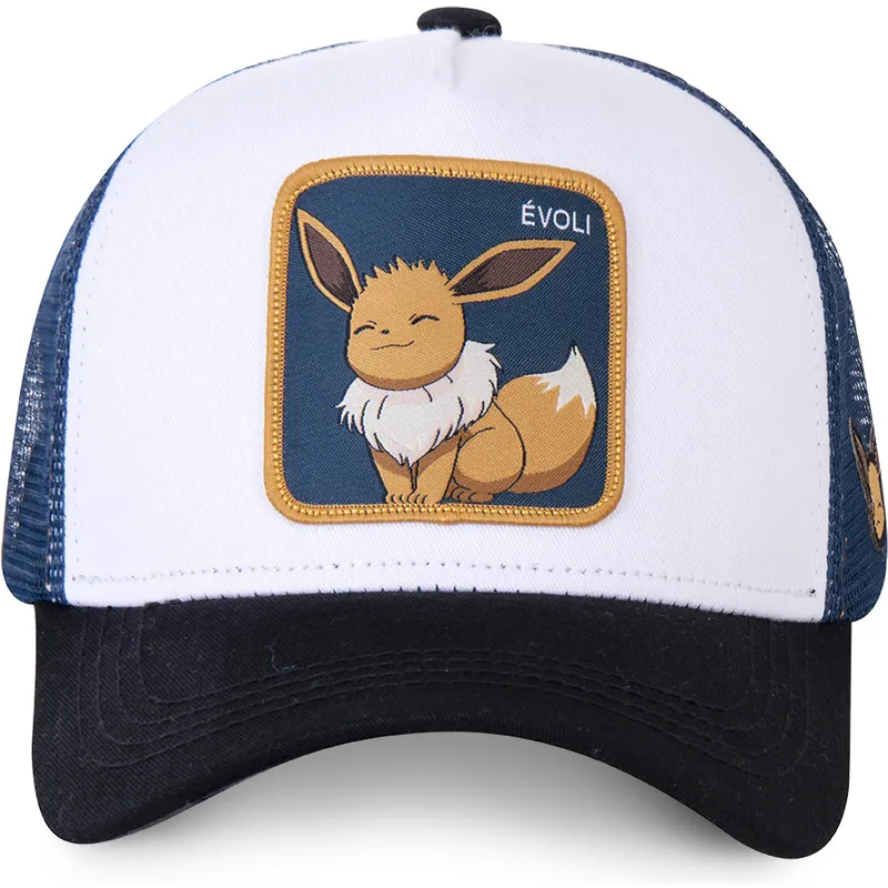 shapka-izvita-traker-byala-snapbek-evo3-eevee-pokemon-ot-capslab shapka-izvita-traker-byala-snapbek-evo3-eevee-pokemon-ot-capslab
