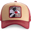 shapka-izvita-traker-oranzhev-snapbek-loomin2-silvestre-looney-tunes-ot-capslab
