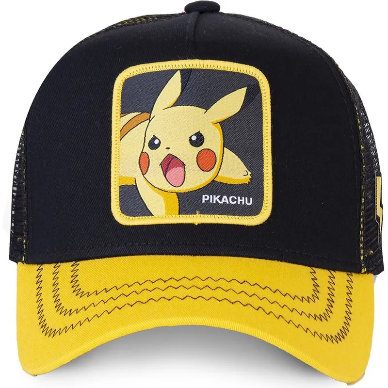 shapka-izvita-traker-cherna-snapbek-pik6-pikachu-pokemon-ot-capslab
