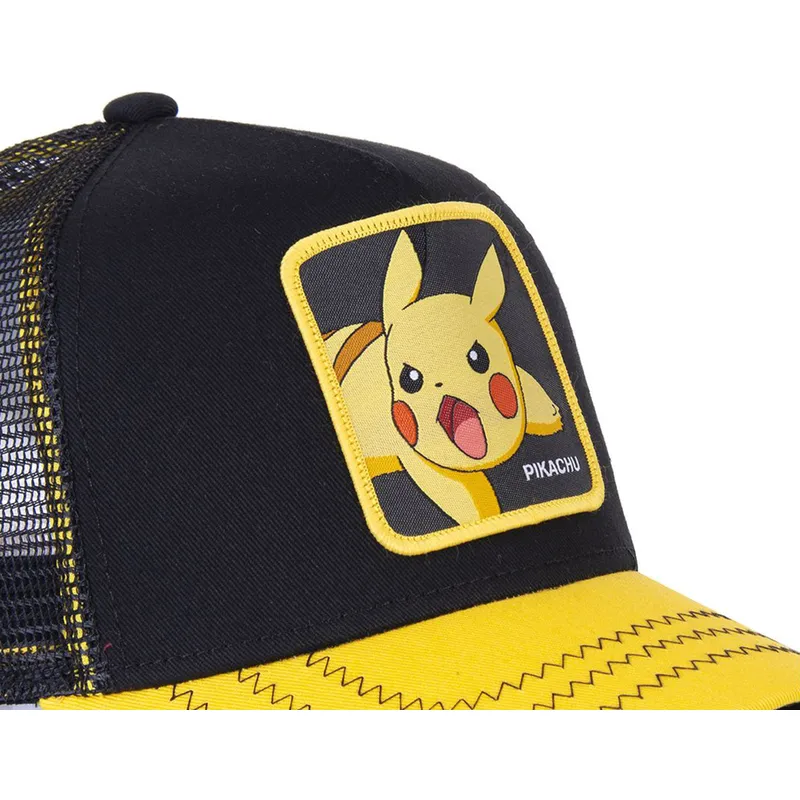 shapka-izvita-traker-cherna-snapbek-pik6-pikachu-pokemon-ot-capslab