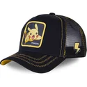 shapka-izvita-cherna-snapbek-pikachu-pokemon-ot-capslab