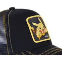shapka-izvita-cherna-snapbek-pikachu-pokemon-ot-capslab