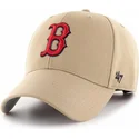 shapka-izvita-kaki-snapbek-ajustable-mvp-na-boston-red-sox-mlb-ot-47-brand