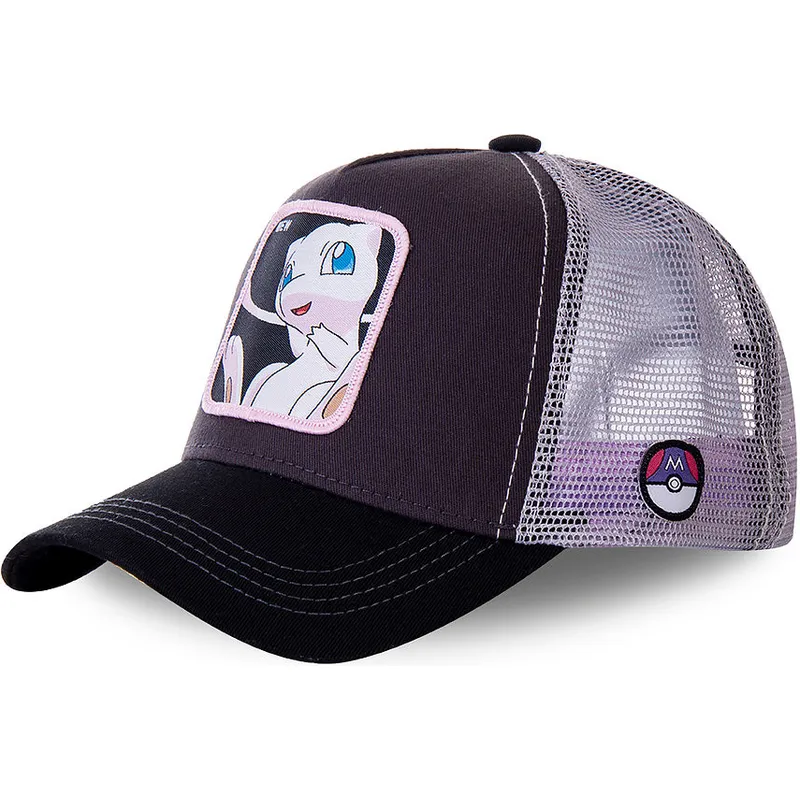shapka-izvita-traker-cherna-snapbek-mew3-myu-pokemon-ot-capslab