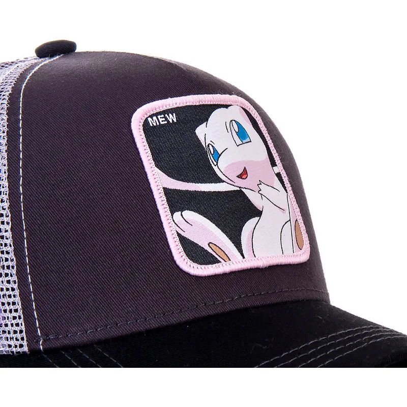 shapka-izvita-traker-cherna-snapbek-mew3-myu-pokemon-ot-capslab