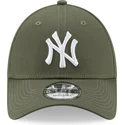 shapka-izvita-zelena-adjustable-strap-9forty-league-essential-na-new-york-yankees-mlb-ot-new-era