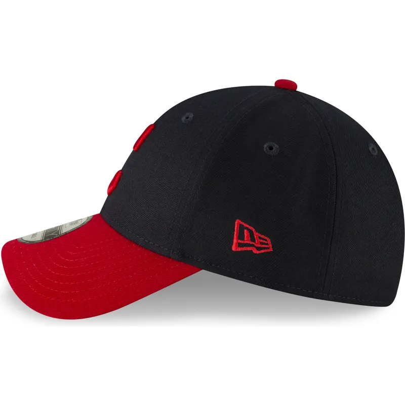 shapka-izvita-tmnosin-reguliruem-9forty-the-league-na-cleveland-indians-mlb-ot-new-era