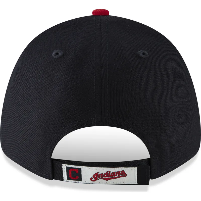 shapka-izvita-tmnosin-reguliruem-9forty-the-league-na-cleveland-indians-mlb-ot-new-era
