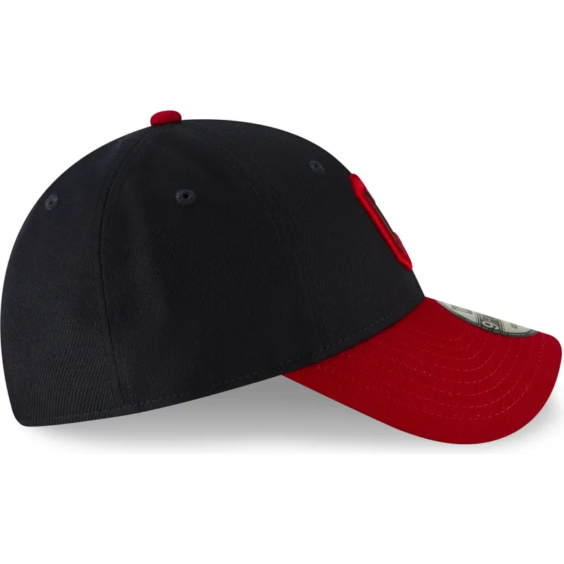 shapka-izvita-tmnosin-reguliruem-9forty-the-league-na-cleveland-indians-mlb-ot-new-era