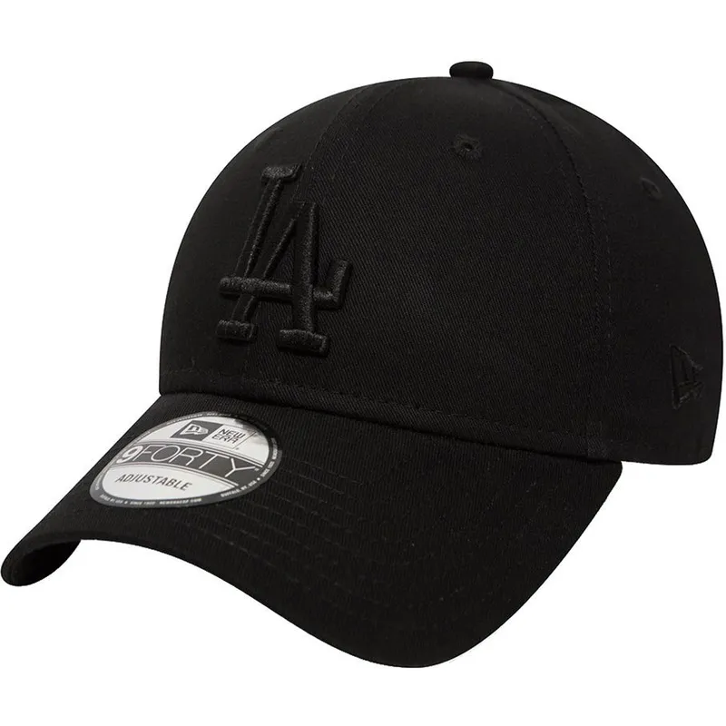 shapka-izvita-cherna-reguliruem-9forty-league-essential-na-los-angeles-dodgers-mlb-ot-new-era